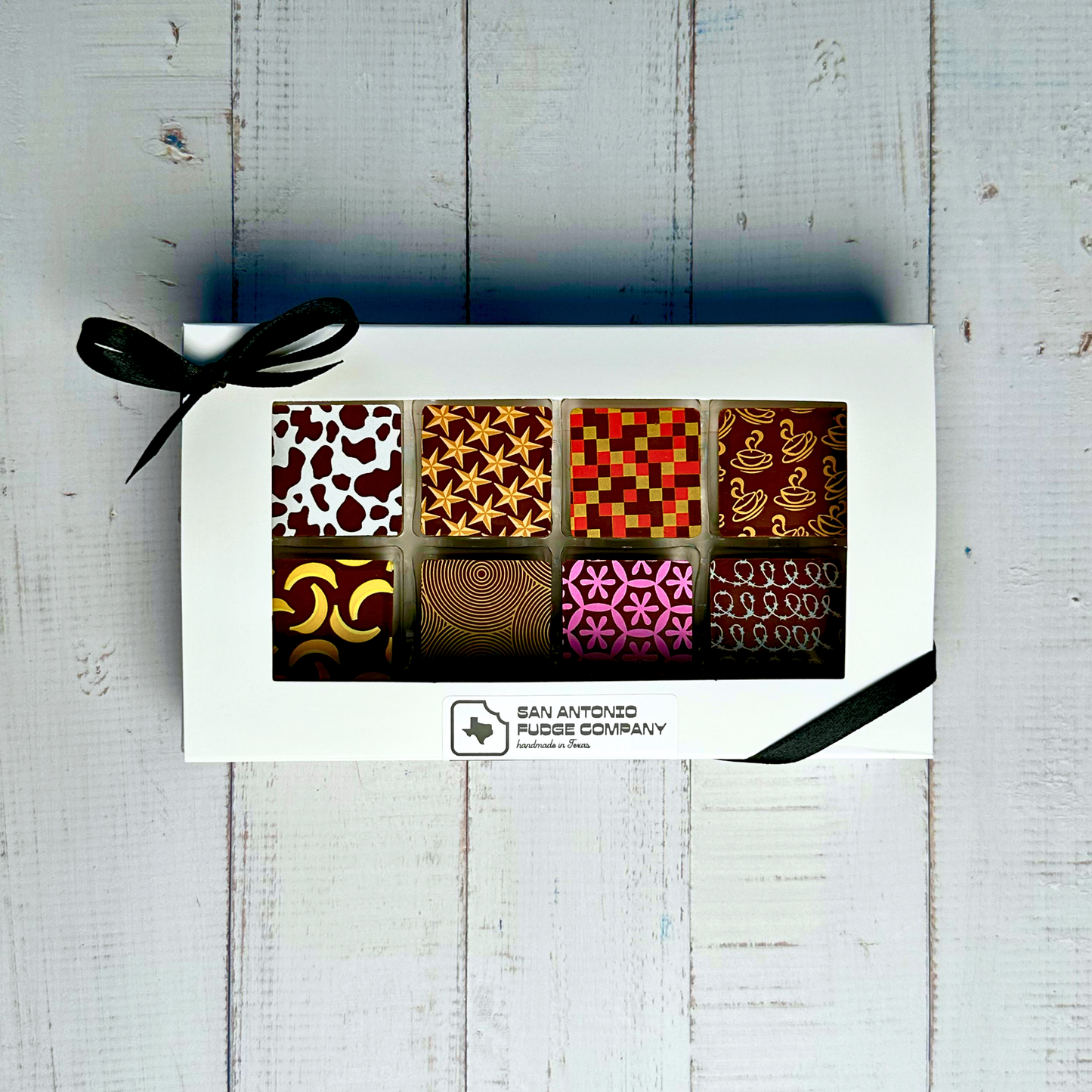 8 Piece Fudge Truffle Sampler Gift Box