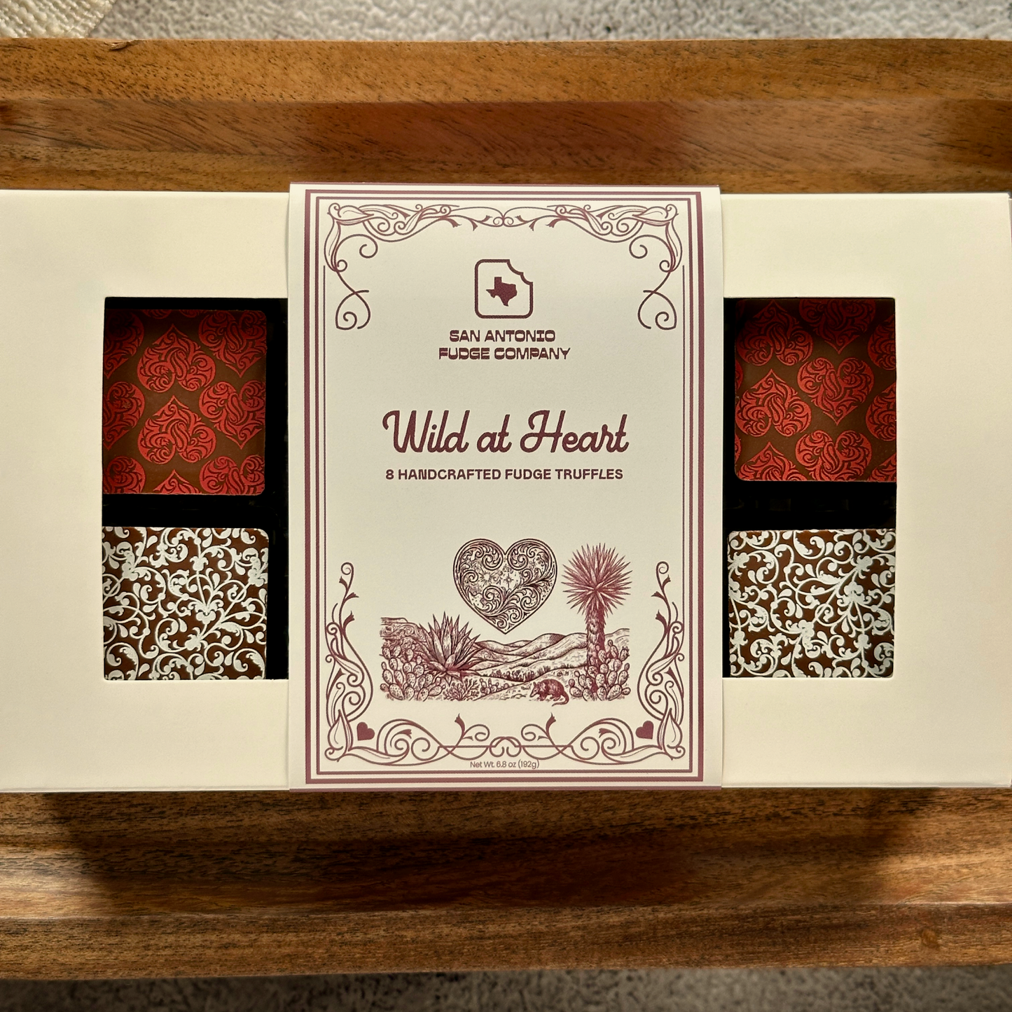 Wild at Heart: 8-Piece Handcrafted Truffle Box