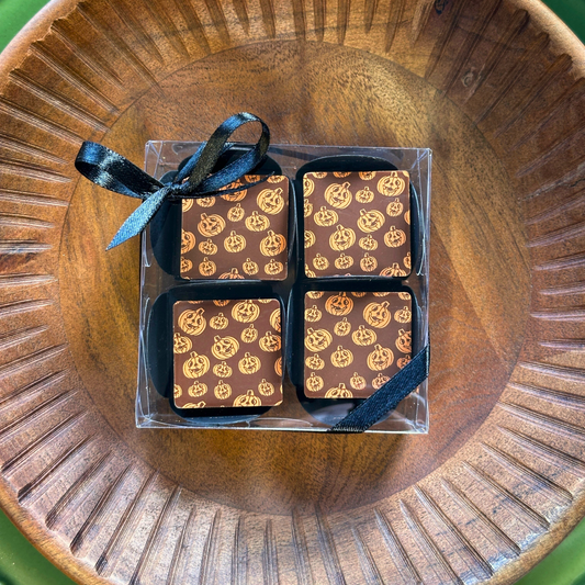 Pumpkin Spice Fudge Truffles