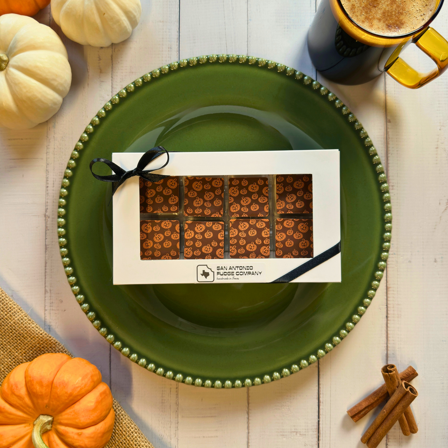 Pumpkin Spice Fudge Truffles