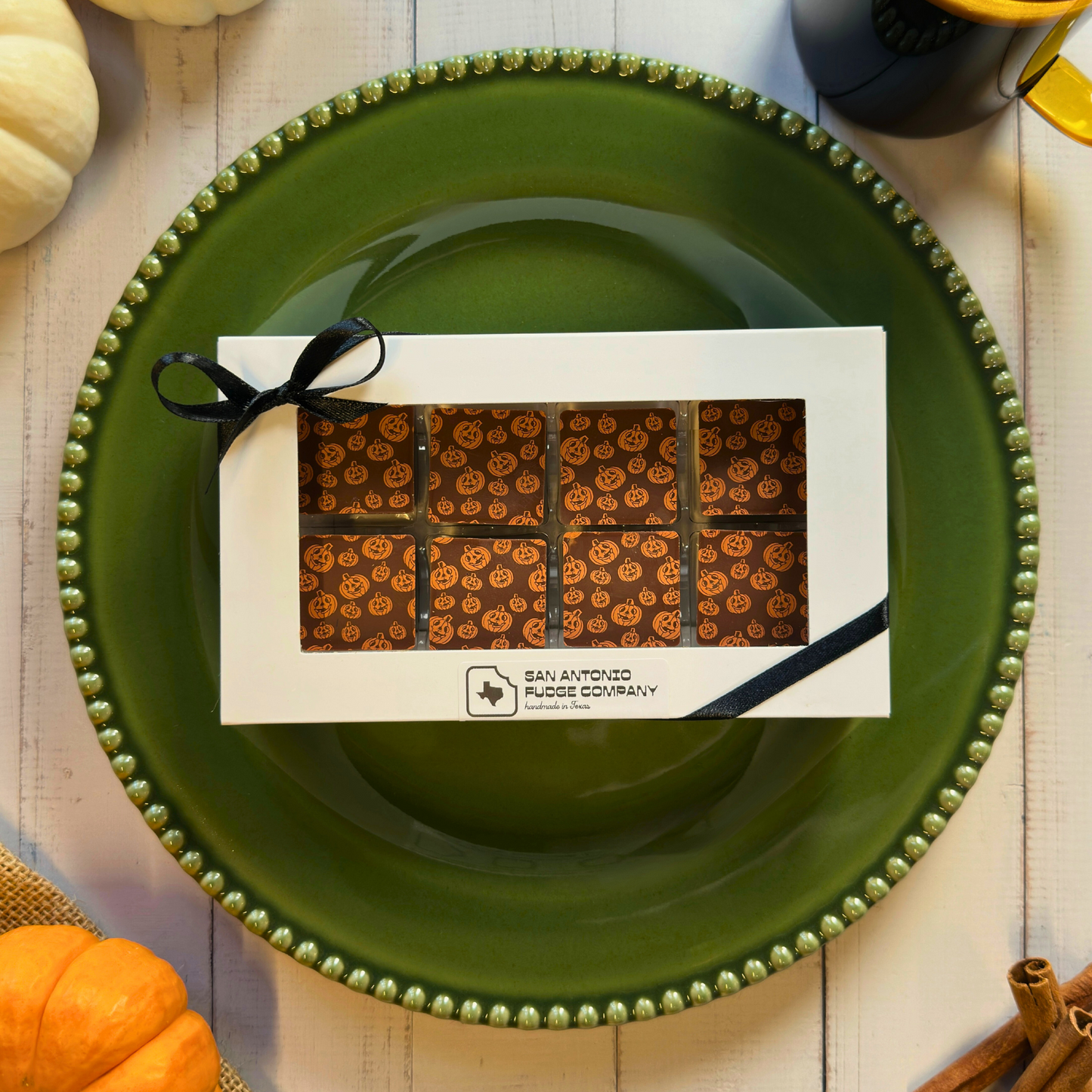 Pumpkin Spice Fudge Truffles
