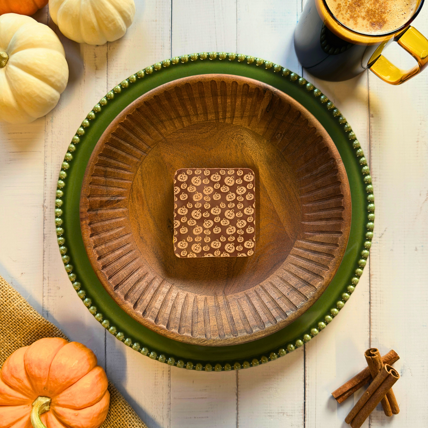 Pumpkin Spice Fudge Block